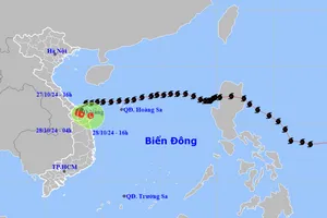 Bão Trà Mi suy yếu thành áp thấp nhiệt đới