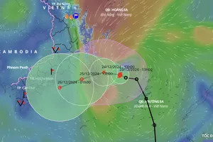 Áp thấp nhiệt đới mạnh lên thành bão số 10, dự báo không đi vào đất liền