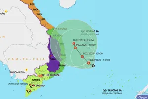 Bộ NN&PTNT yêu cầu ứng phó áp thấp nhiệt đới trên Biển Đông