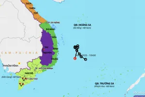 Áp thấp nhiệt đới đầu tiên của năm 2025 đã tan trên Biển Đông