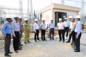 EVNNPT kiểm tra tiến độ loạt dự án truyền tải điện trọng điểm Bắc – Nam