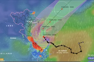 Bão số 1 mạnh hơn dự báo, có thể lên cấp 12, giật cấp 14