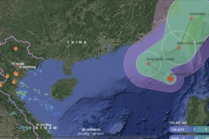 24 giờ tới, áp thấp nhiệt đới trên Biển Đông có thể mạnh lên thành bão số 2