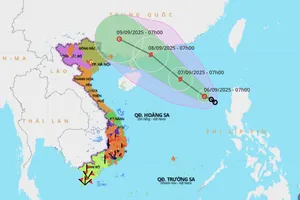 Bão Tapah sẽ ảnh hưởng Trung Quốc và Việt Nam