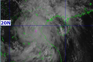 Bão số 10 đang di chuyển sang Lào