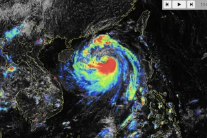 Dự báo bão số 11 Matmo có xu hướng lệch Bắc