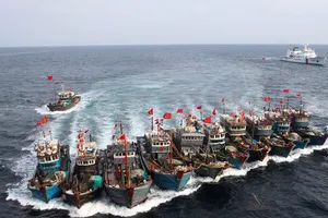 8 tàu đánh cá lậu của Trung Quốc bị bắt ở Tây Phi