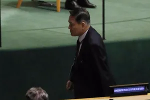 Đại sứ Triều Tiên bỏ đi, tẩy chay ông Trump phát biểu