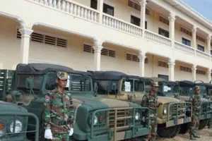 Hàn Quốc tặng hơn 200 xe quân sự cho Campuchia