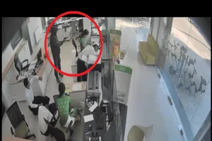 Đuổi tên cướp ngân hàng có súng như phim hành động