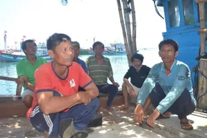 Ngư dân trình báo bị cướp ở vùng biển Hoàng Sa