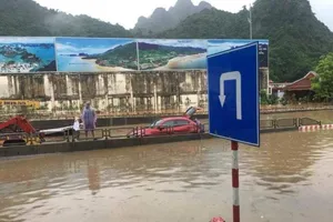 Mưa suốt đêm, giao thông qua dốc Đèo Bụt tê liệt