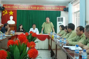 Lãnh đạo Tổng cục Quản lý thị trường làm việc với Bình Phước