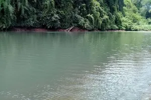 Cứu được vợ con thì người chồng bị nước cuốn