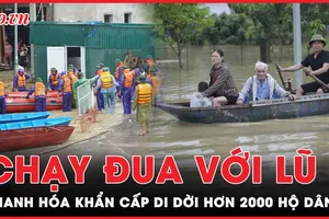 Mưa lũ hoành hành, Thanh Hóa khẩn trương di dời hơn 2.000 hộ dân tránh thảm họa