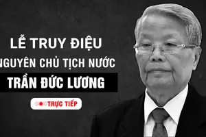 TRỰC TIẾP: Lễ truy điệu nguyên Chủ tịch nước Trần Đức Lương