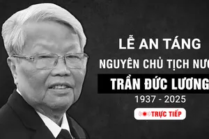 TRỰC TIẾP: Lễ an táng nguyên Chủ tịch nước Trần Đức Lương