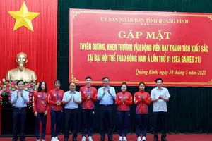 Quảng Bình thưởng nóng cho các VĐV xuất sắc tại SEA Games 31