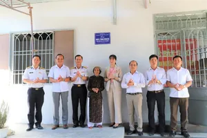 Lữ đoàn 680 cùng dân xây nhà tình nghĩa tặng vợ liệt sĩ