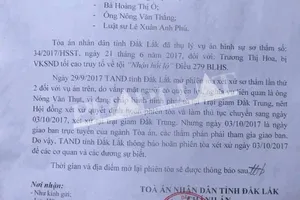 Hoãn đưa phó chánh án nhận hối lộ vào trại giam để xử