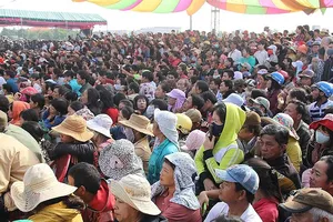 Từ năm 2018, ngành tòa án dừng xét xử lưu động