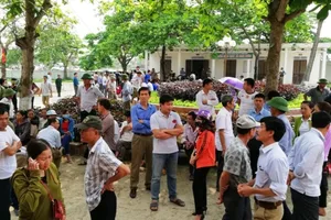 Huy động cảnh sát bảo vệ đấu giá đất, đề phòng truy sát