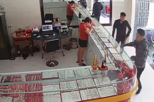 Bắt 2 kẻ đóng mác nhà giàu đi lừa nhiều tiệm vàng 
