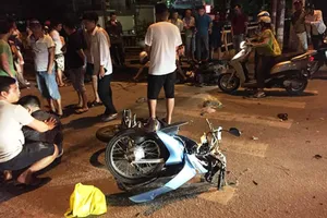 Tai nạn xe máy, 1 thượng tá công an tử vong