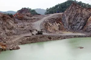 Công nhân tử vong do trượt chân khi khoan mỏ để nhồi thuốc nổ