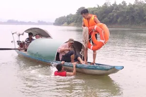 Đã tìm thấy thi thể cả 3 học sinh đuối nước trên sông Lam 