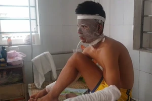 Chùm bóng bay phát nổ, 3 cầu thủ U-14 Sông Lam Nghệ An cấp cứu