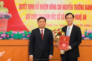 Nghệ An có tân giám đốc Sở Xây dựng