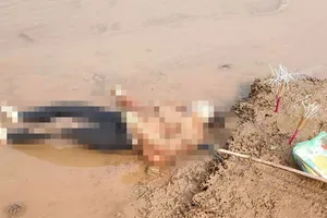 Thi thể 1 phụ nữ nổi trên sông Lam