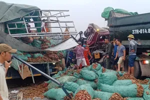 Xe tải tông xe đầu kéo, 3 người thương vong