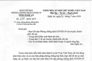 Hà Tĩnh lấy hơn 800 mẫu xét nghiệm COVID-19 