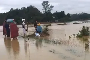 Lao xuống lũ dữ cứu người, 2 anh em mất tích 
