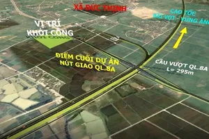 Khởi công dự án thành phần cao tốc Diễn Châu - Bãi Vọt