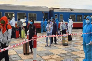 Chuyến tàu chở 815 người từ TP.HCM đã về đến Hà Tĩnh an toàn