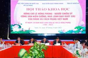 Cố Tổng Bí thư Lê Hồng Phong - nhà lãnh đạo xuất sắc của Đảng và cách mạng Việt Nam
