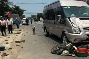 1 phụ nữ đi bán cá bị ô tô tông tử vong