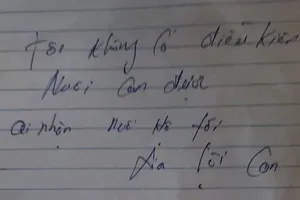 Nghệ An: Bé trai 4 tháng tuổi bị bỏ rơi ở lò gạch kèm tờ giấy ‘xin lỗi con’
