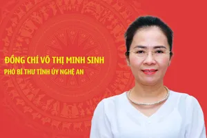 Ban Bí thư chuẩn y bà Võ Thị Minh Sinh làm Phó Bí thư Tỉnh ủy Nghệ An