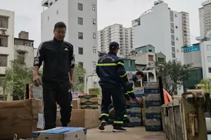 Đoàn công tác của Bộ Công an thực hiện nhiệm vụ cứu nạn, cứu hộ tại Myanmar