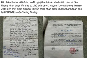 Vụ đòi nợ tiền cơm tiếp khách trên mạng: Huyện đã trả tiền cho dân 