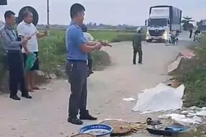 Tai nạn tàu hỏa và xe máy, người phụ nữ đi bán cá tử vong 