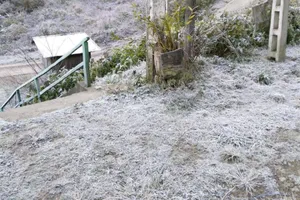 Nhiệt độ xuống dưới 0 độ C, xuất hiện băng giá ở miền núi Nghệ An 