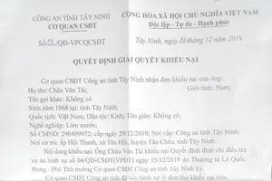 Công an Tây Ninh bác khiếu nại của gia đình bà mót mì chết