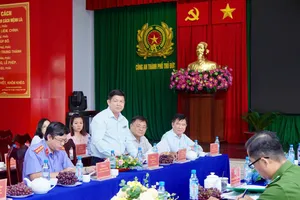 Giám đốc Sở Tư pháp TP.HCM kiểm tra về thực hiện trợ giúp pháp lý trong hoạt động tố tụng tại TP Thủ Đức