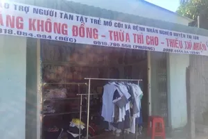 Cửa hàng Không đồng - thừa thì cho - thiếu thì nhận