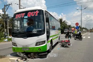 Tai nạn liên hoàn trên đường dẫn cao tốc Trung Lương